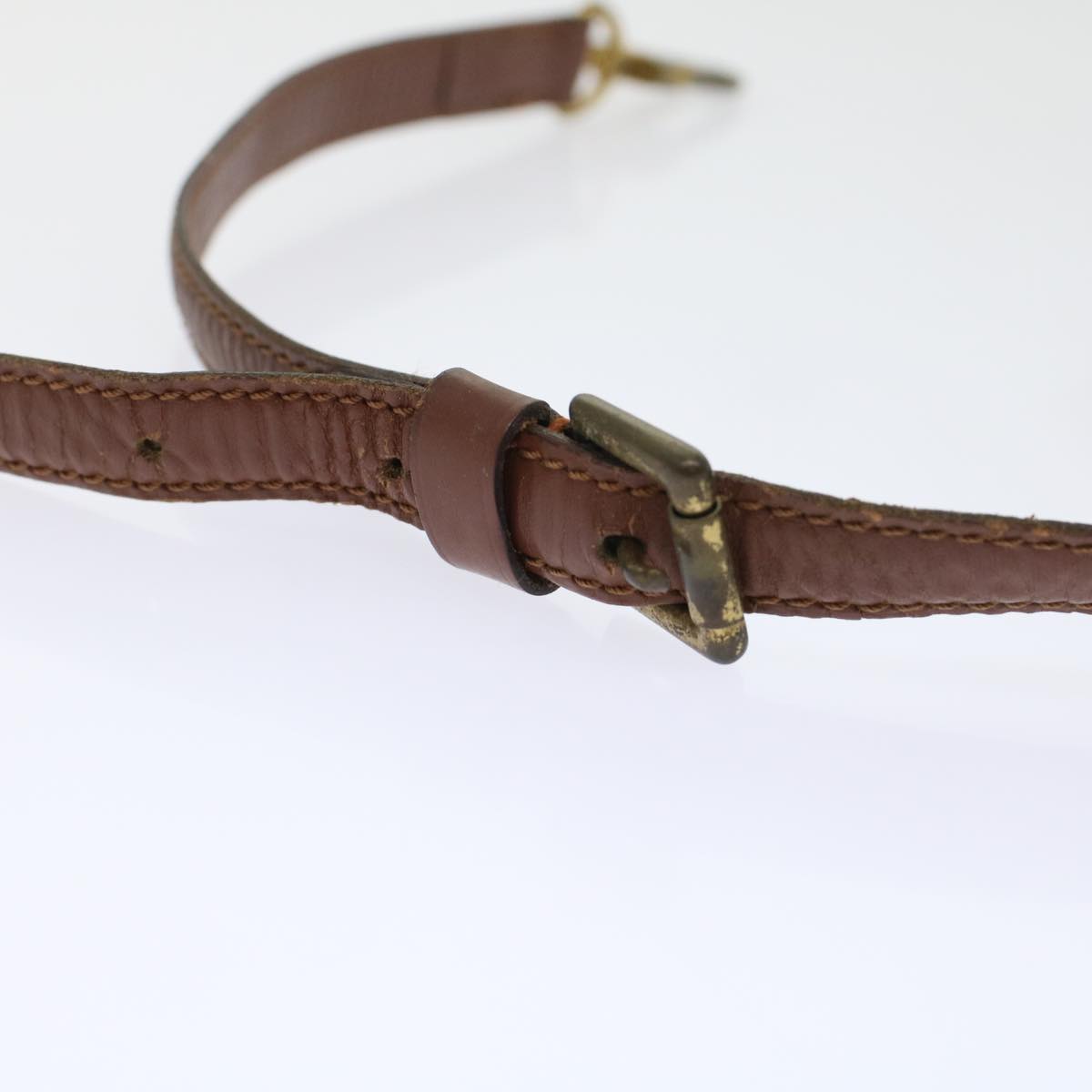 LOUIS VUITTON Epi Shoulder Strap 35.4""-42.5"" Brown LV Auth 45324