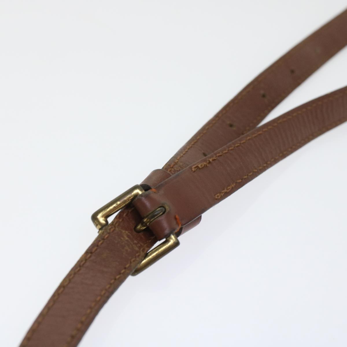 LOUIS VUITTON Epi Shoulder Strap 35.4""-42.5"" Brown LV Auth 45324