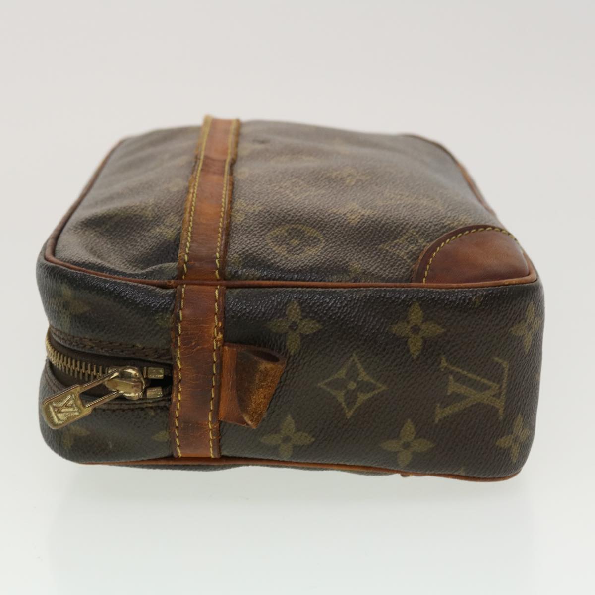 LOUIS VUITTON Monogram Compiegne 28 Clutch Bag M51845 LV Auth 45342