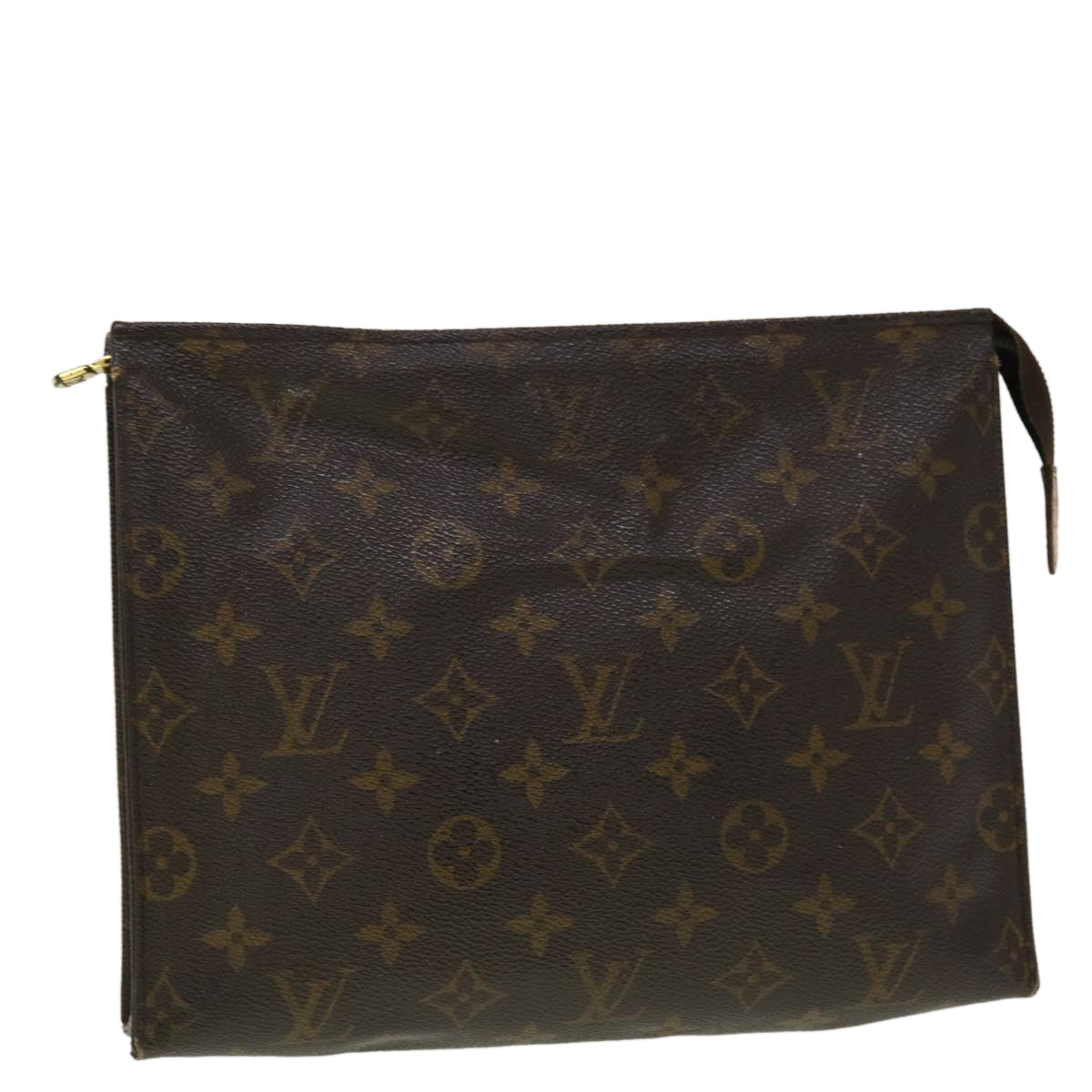 LOUIS VUITTON Monogram Poche Toilette 26 Pouch M47542 LV Auth 45343