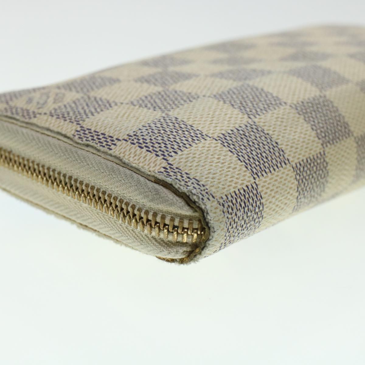 LOUIS VUITTON Damier Azur Illustre Balloon Zippy Wallet N63006 LV Auth 45344