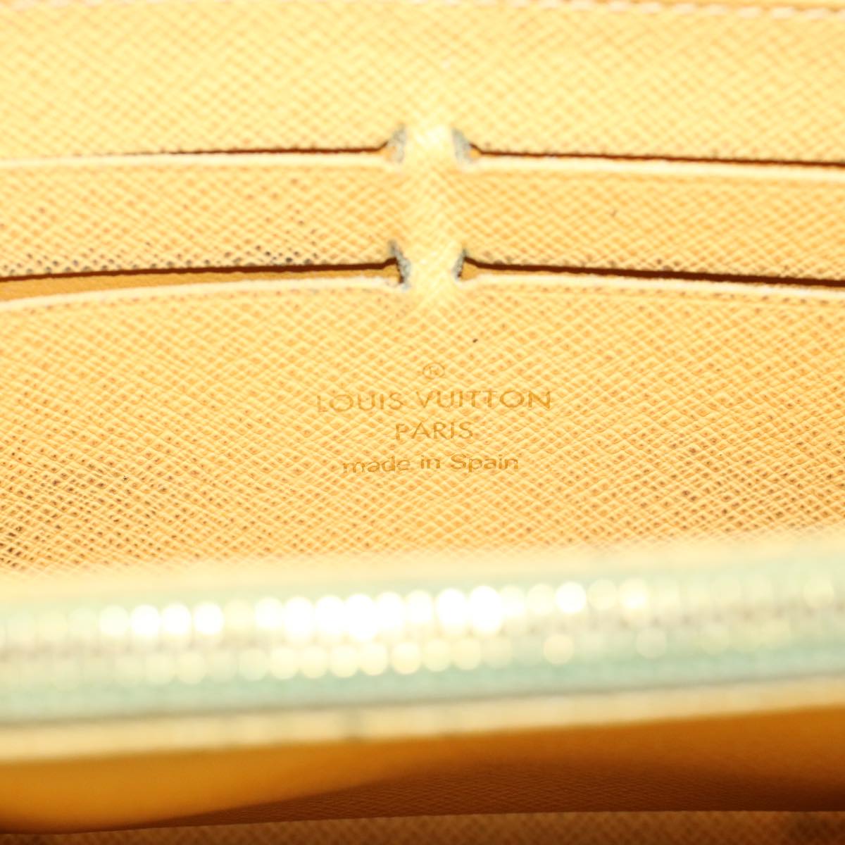 LOUIS VUITTON Damier Azur Illustre Balloon Zippy Wallet N63006 LV Auth 45344