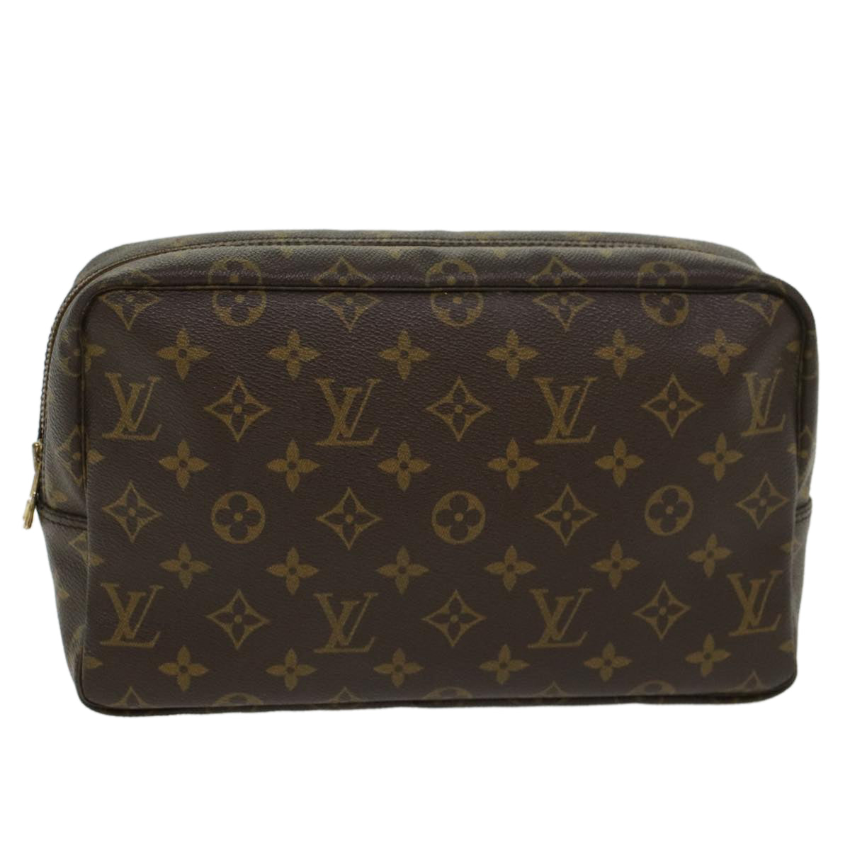 LOUIS VUITTON Monogram Trousse Toilette 28 Clutch Bag M47522 LV Auth 45349