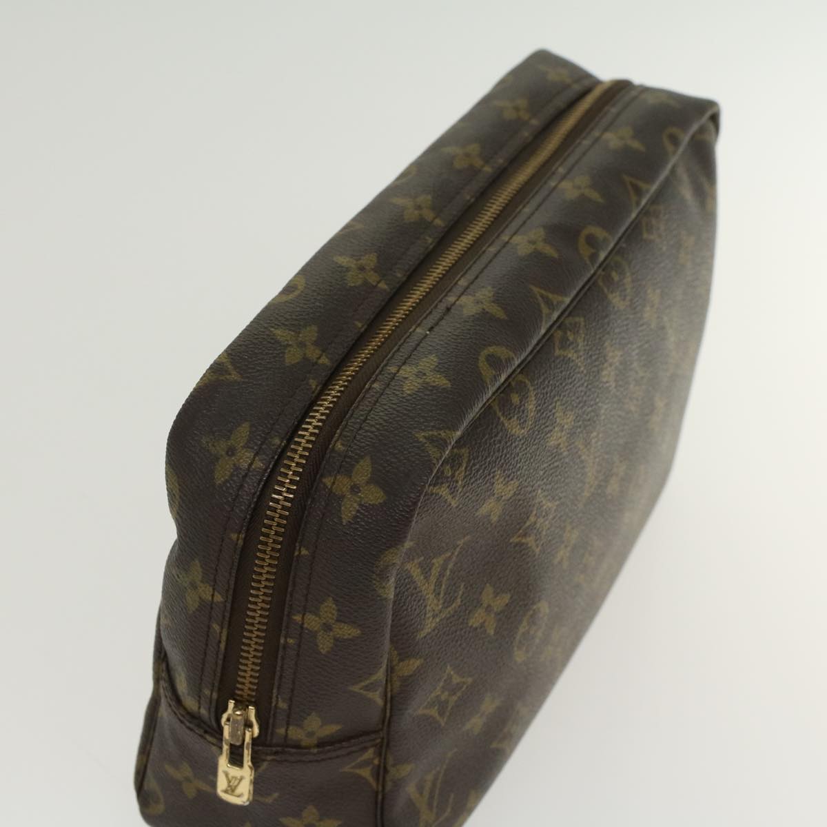 LOUIS VUITTON Monogram Trousse Toilette 28 Clutch Bag M47522 LV Auth 45349