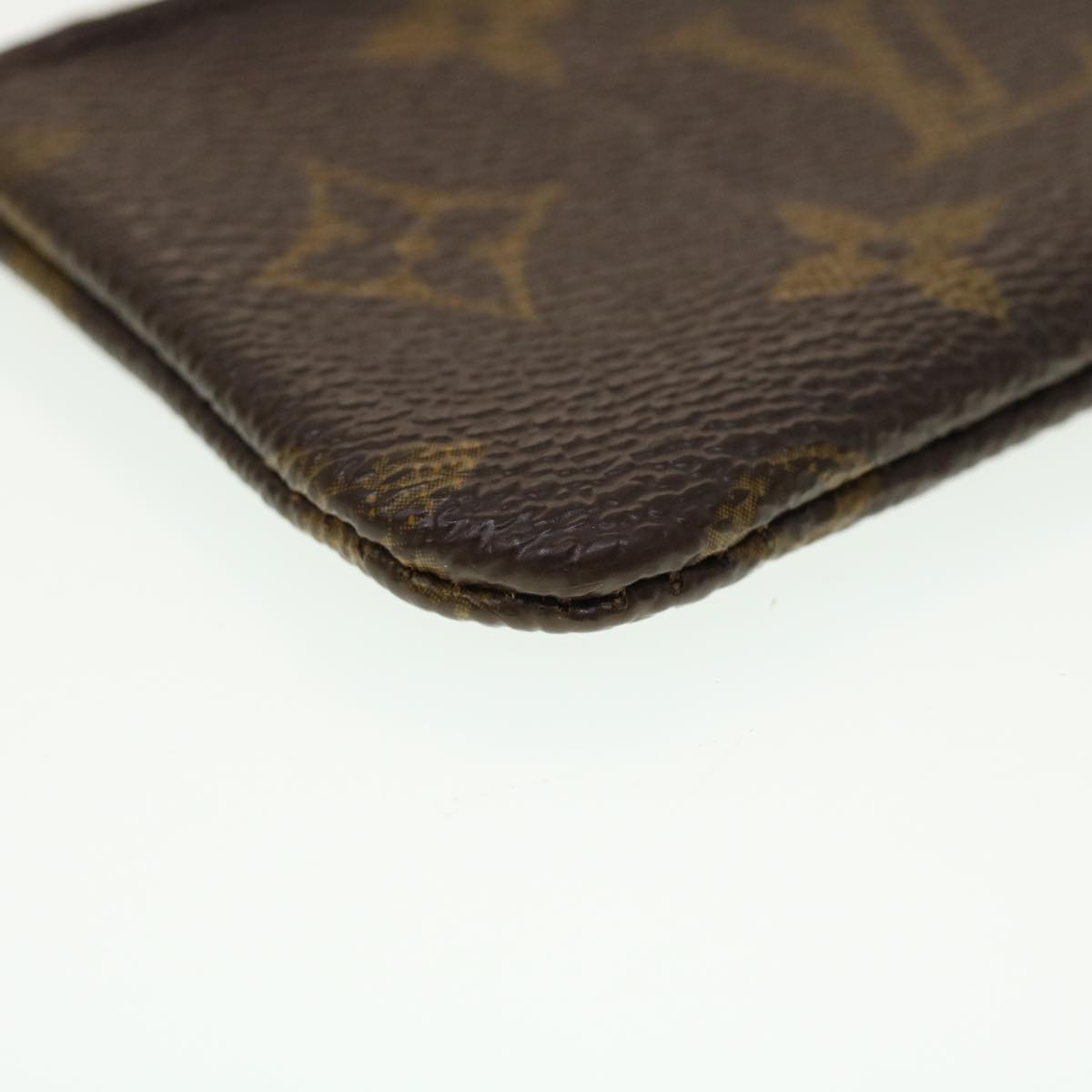 LOUIS VUITTON Monogram Pochette Cles Coin Purse M62650 LV Auth 45350