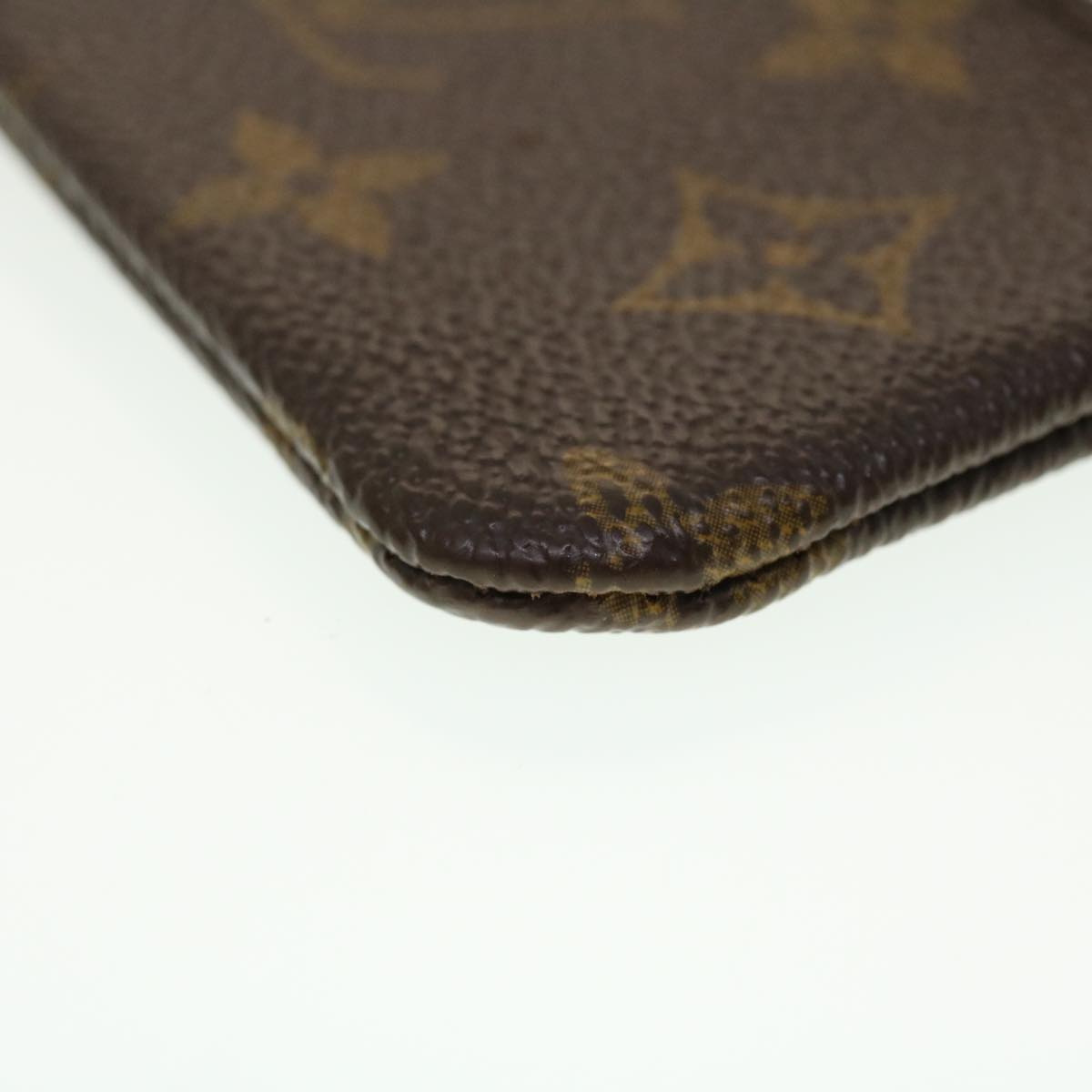 LOUIS VUITTON Monogram Pochette Cles Coin Purse M62650 LV Auth 45350