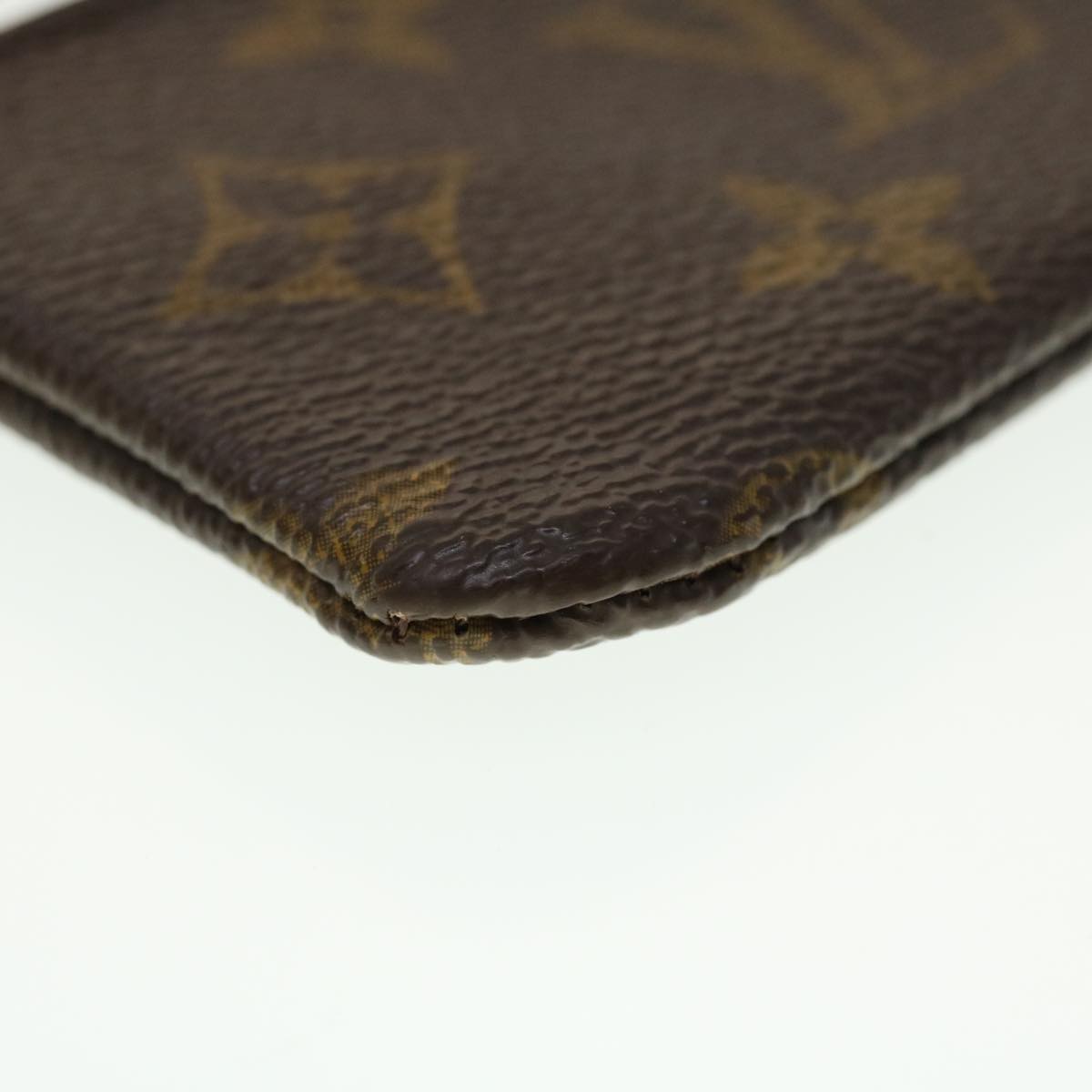 LOUIS VUITTON Monogram Pochette Cles Coin Purse M62650 LV Auth 45350