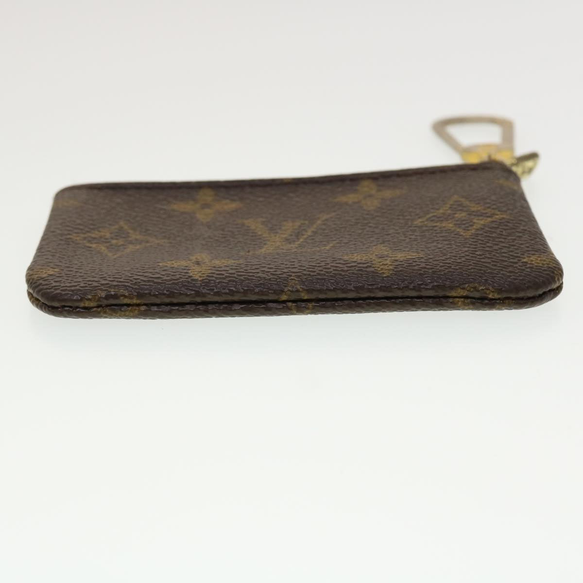 LOUIS VUITTON Monogram Pochette Cles Coin Purse M62650 LV Auth 45350