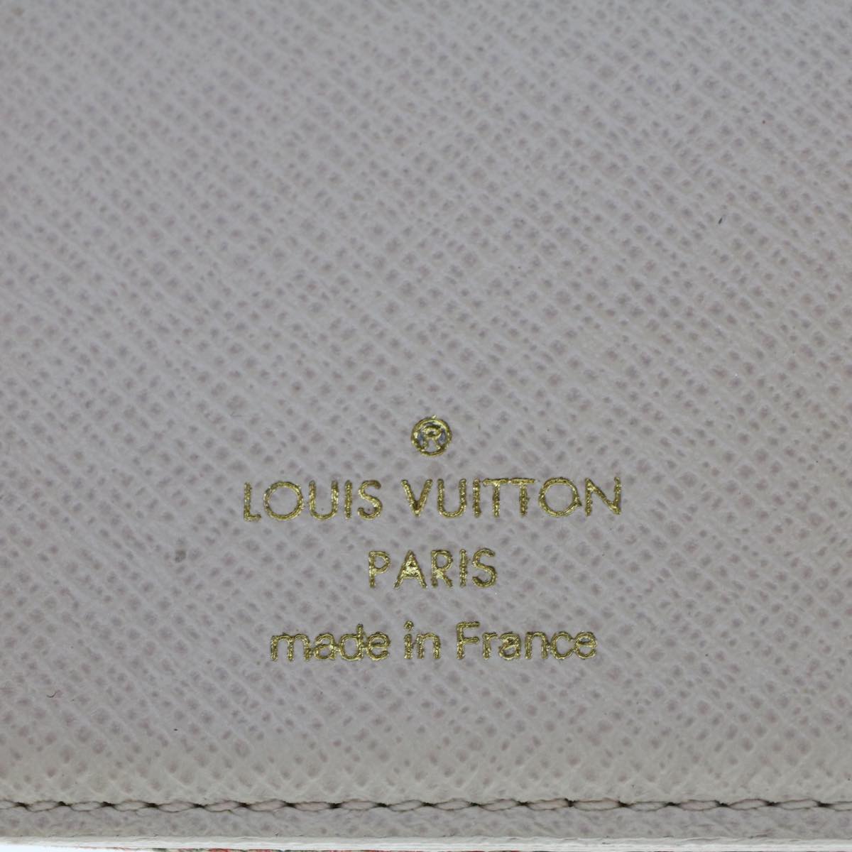 LOUIS VUITTON Mini Lin Croisette Portefeuille Viennois Wallet Pink M95658 45365