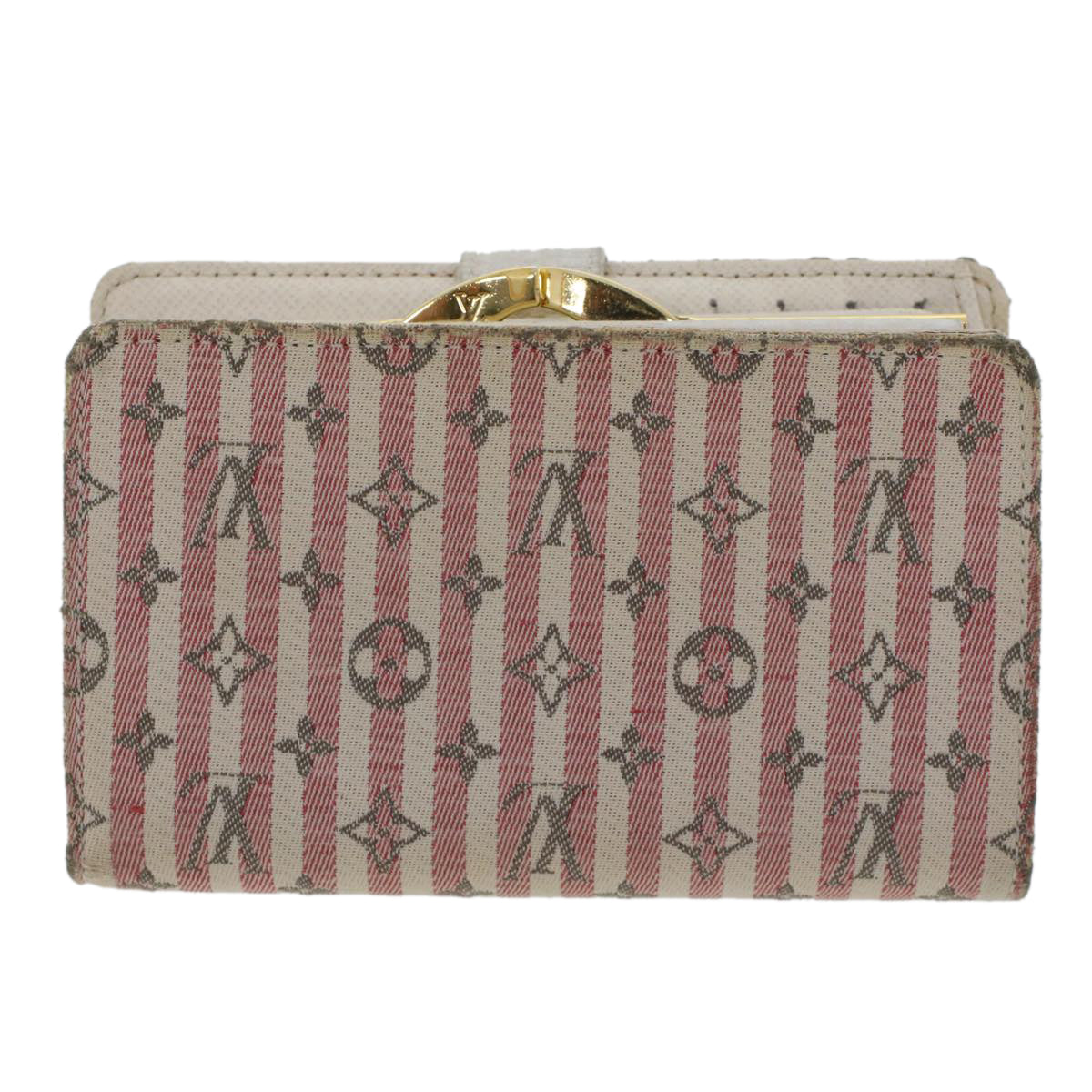 LOUIS VUITTON Mini Lin Croisette Portefeuille Viennois Wallet Pink M95658 45365 - 0