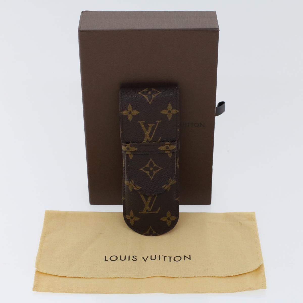 LOUIS VUITTON Monogram Etui Lunette Rabat Glasses Case M62970 LV Auth 45380