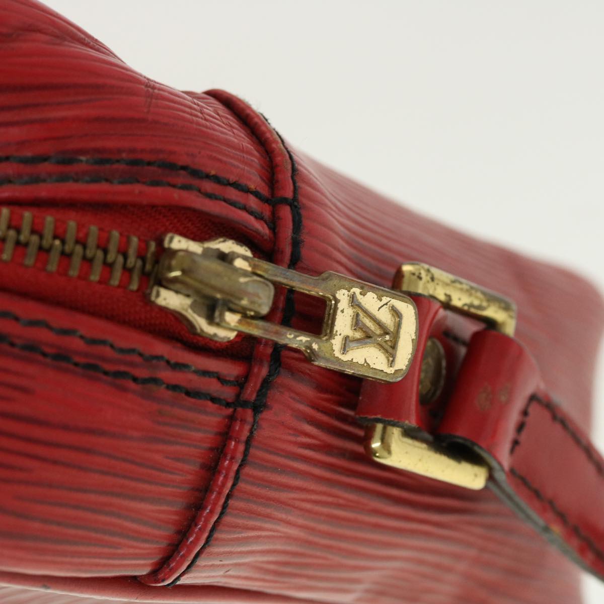 LOUIS VUITTON Epi Trocadero 27 Shoulder Bag Red M52317 LV Auth 45385