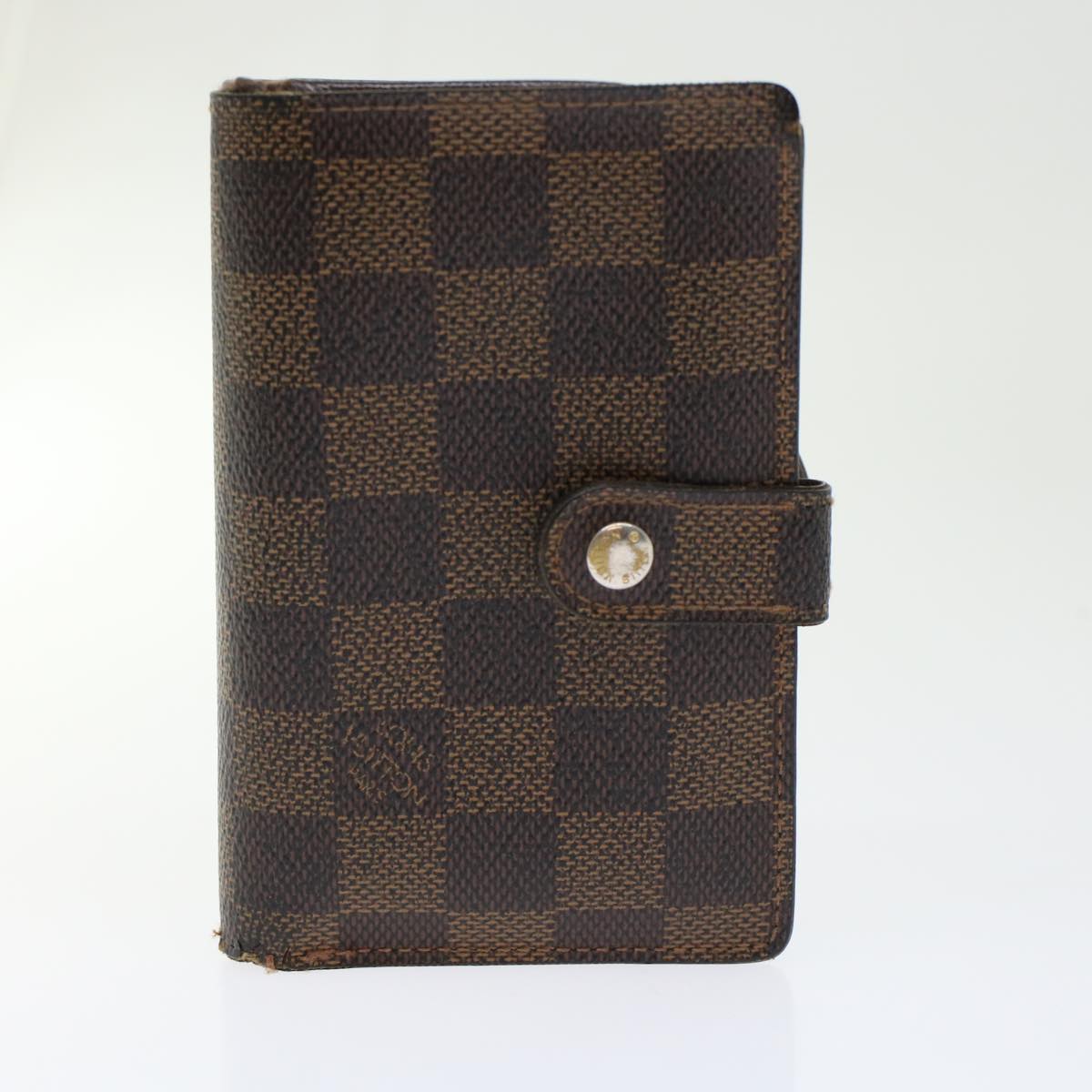 LOUIS VUITTON Damier Ebene Wallet 3Set LV Auth 45406