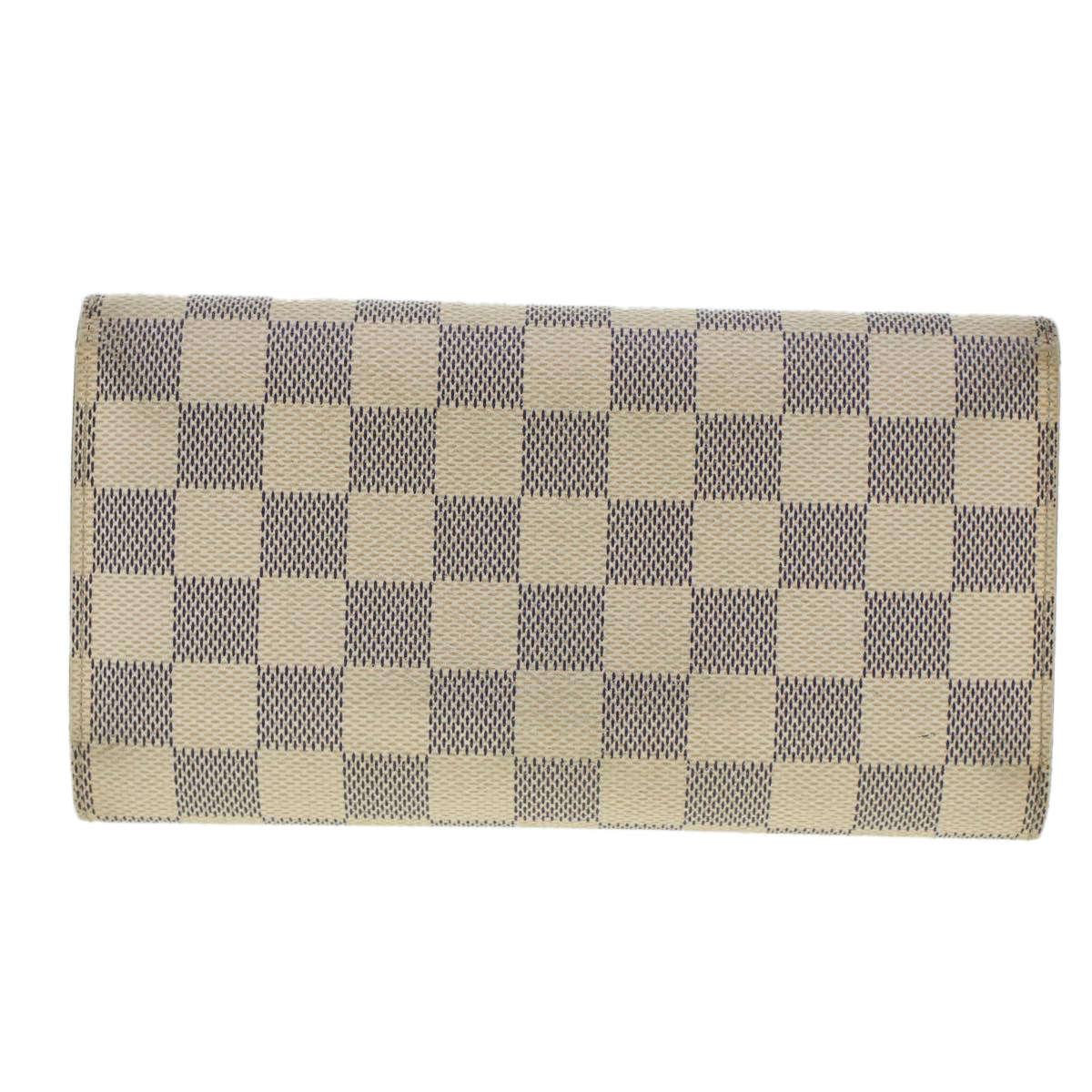 LOUIS VUITTON Damier Azur Portefeuille International Wallet N61732 Auth 45420 - 0