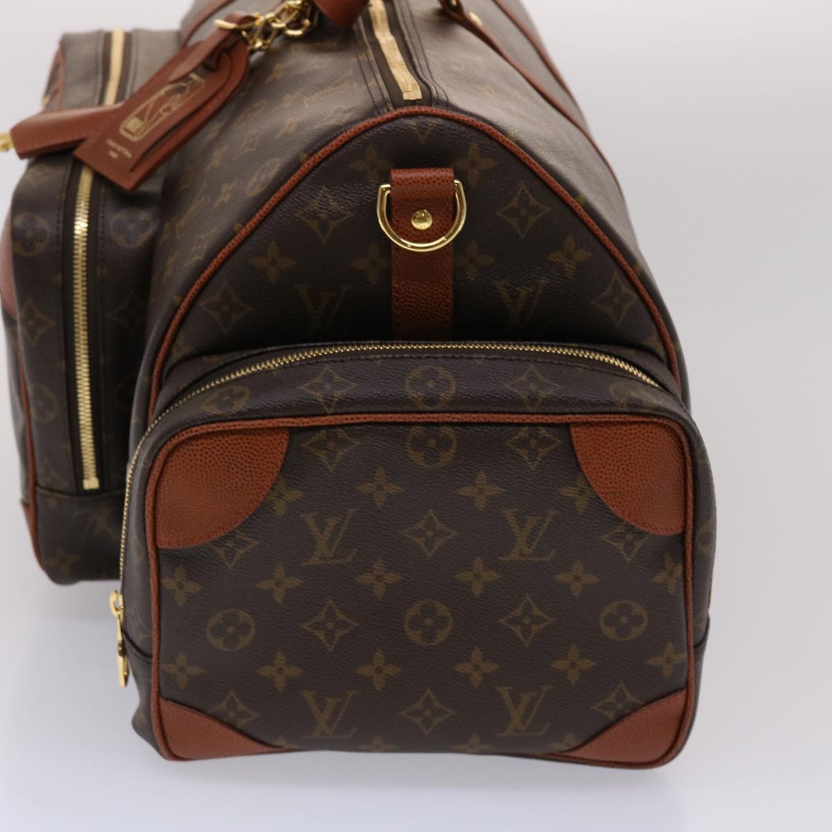 LOUIS VUITTON Monogram NBA Gym Bag Boston Bag 2way M45794 LV Auth 45425A