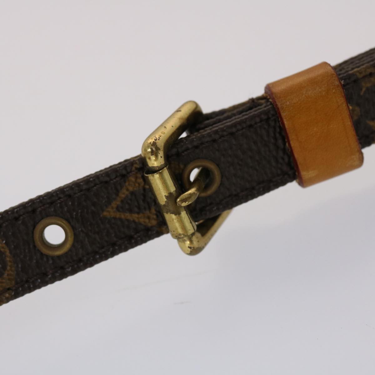 LOUIS VUITTON Monogram Shoulder Strap 35.8""-43.3"" LV Auth 45457