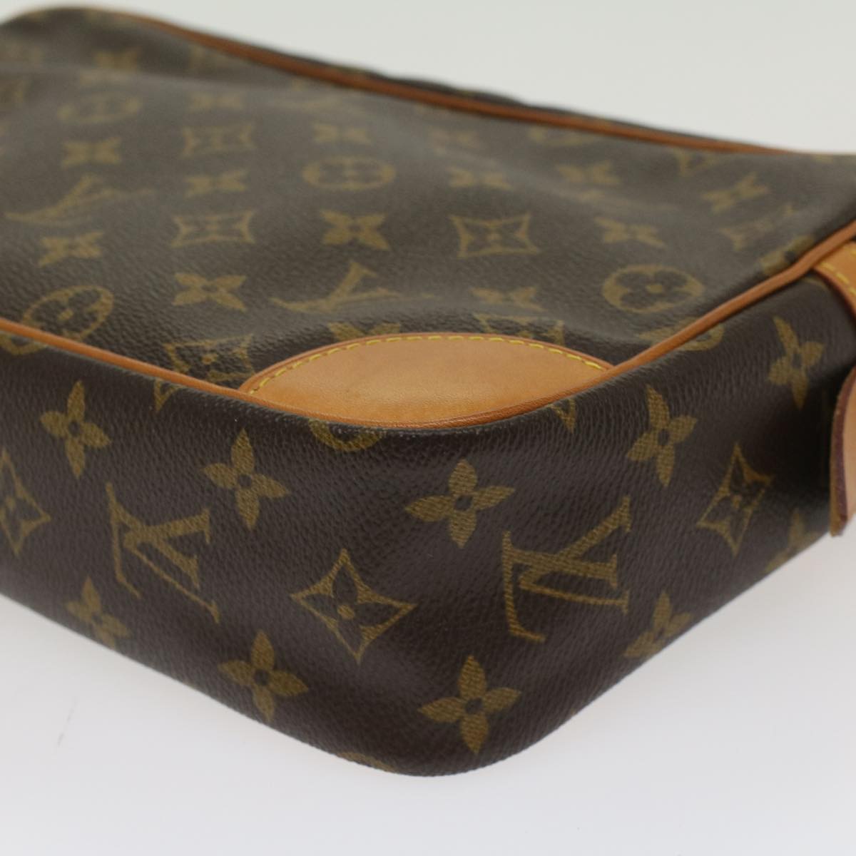 LOUIS VUITTON Monogram Compiegne 28 Clutch Bag M51845 LV Auth 45475