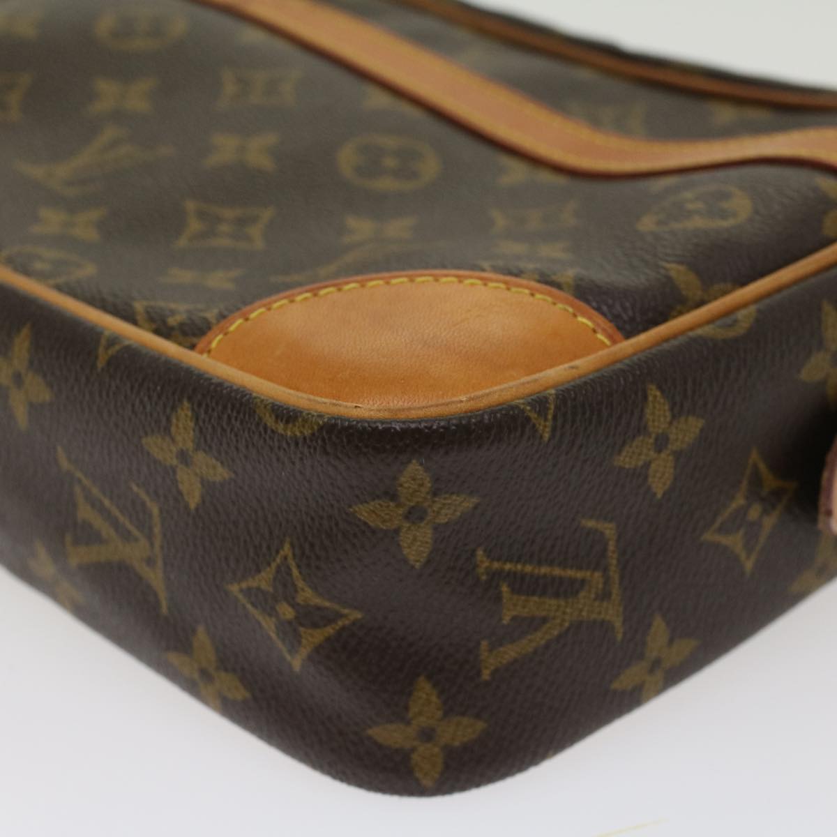 LOUIS VUITTON Monogram Compiegne 28 Clutch Bag M51845 LV Auth 45475