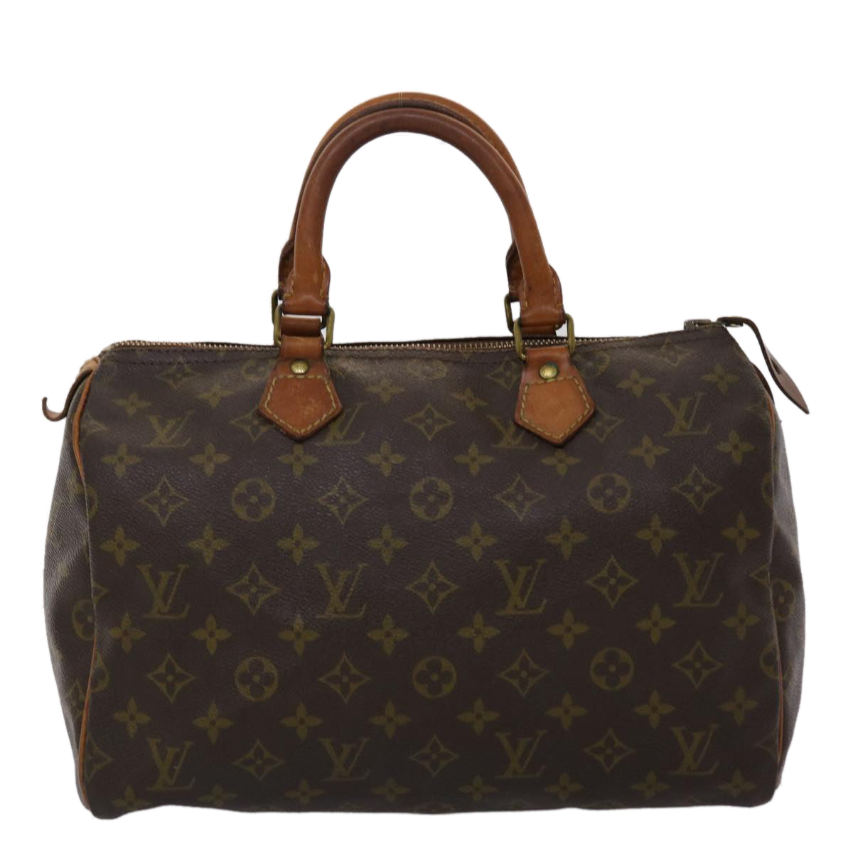 LOUIS VUITTON Monogram Speedy 30 Hand Bag M41526 LV Auth 45488