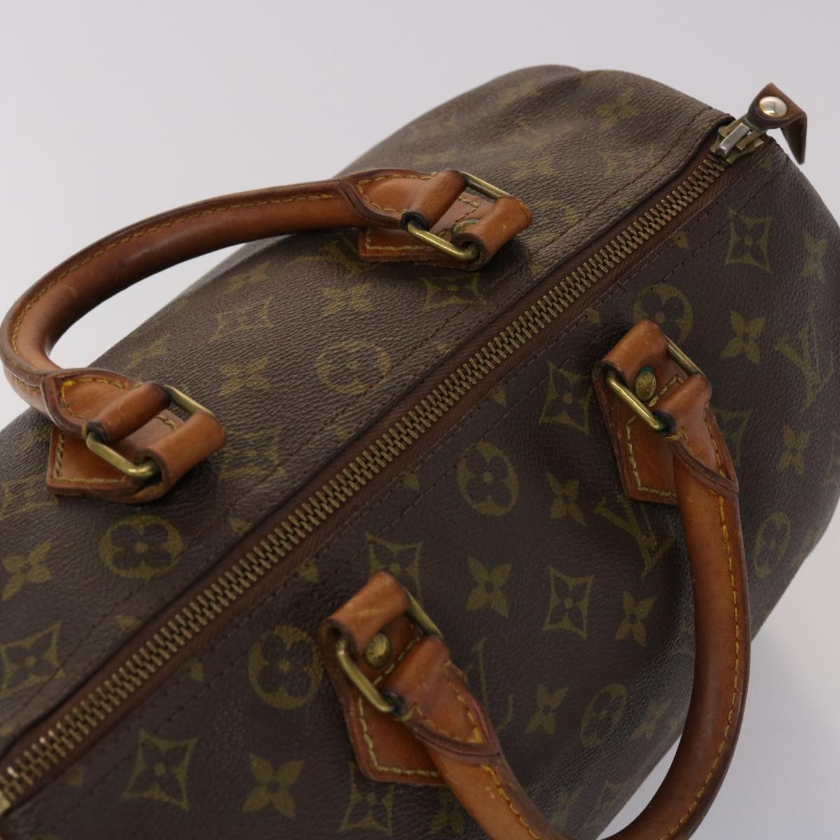 LOUIS VUITTON Monogram Speedy 30 Hand Bag M41526 LV Auth 45488