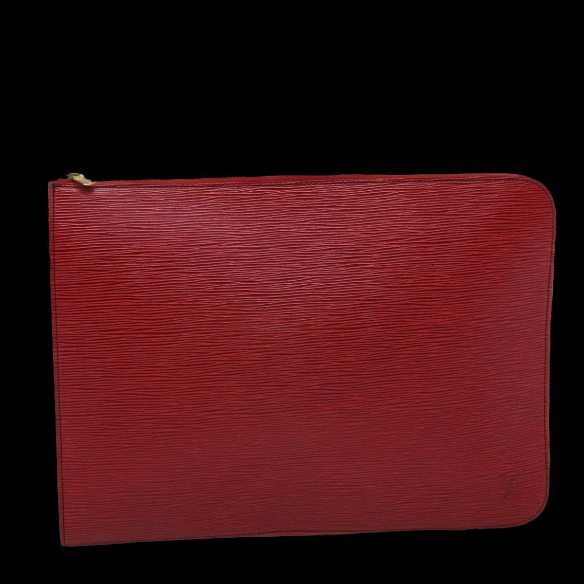 LOUIS VUITTON Epi Posh Documents Clutch Bag Red M54497 LV Auth 45493