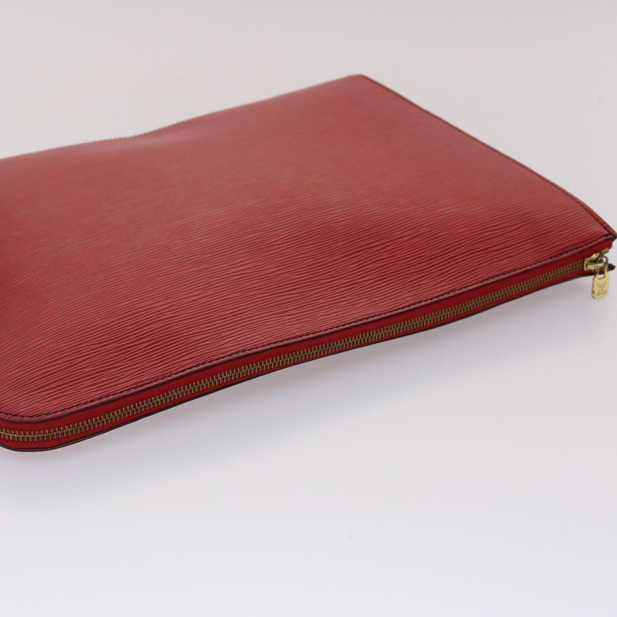 LOUIS VUITTON Epi Posh Documents Clutch Bag Red M54497 LV Auth 45493