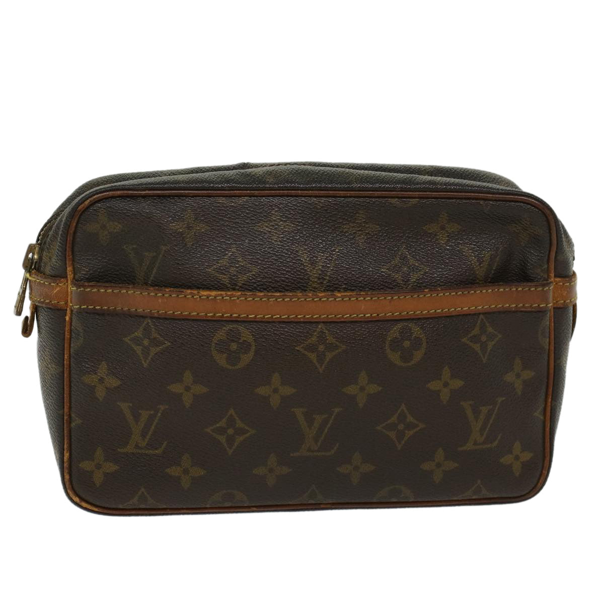 LOUIS VUITTON Monogram Compiegne 23 Clutch Bag M51847 LV Auth 45509