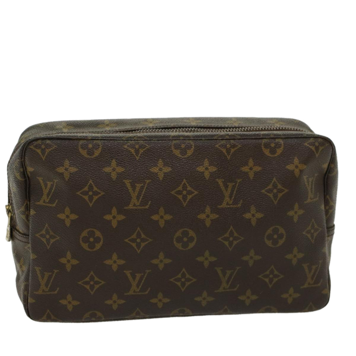 LOUIS VUITTON Monogram Trousse Toilette 28 Clutch Bag M47522 LV Auth 45511