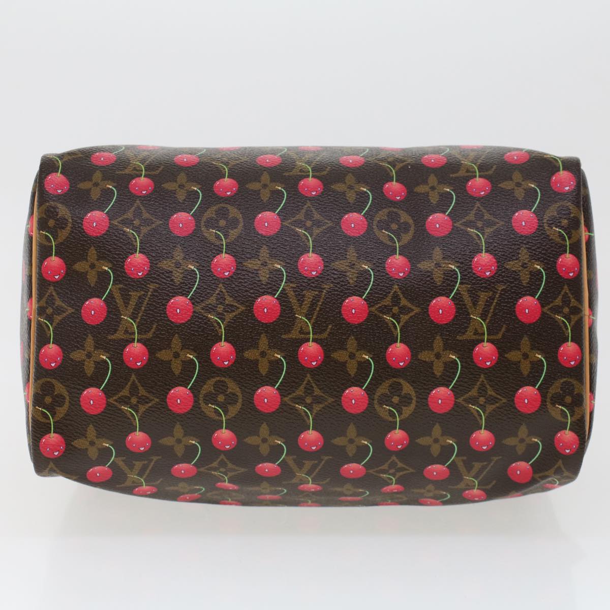 LOUIS VUITTON Monogram Cherry Speedy 25 Hand Bag M41528 LV Auth 45514