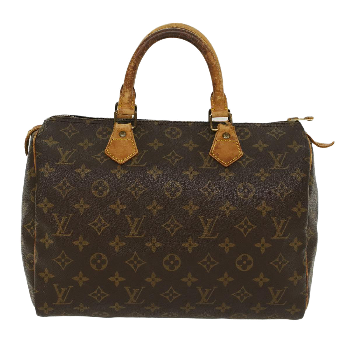 LOUIS VUITTON Monogram Speedy 30 Hand Bag M41526 LV Auth 45528