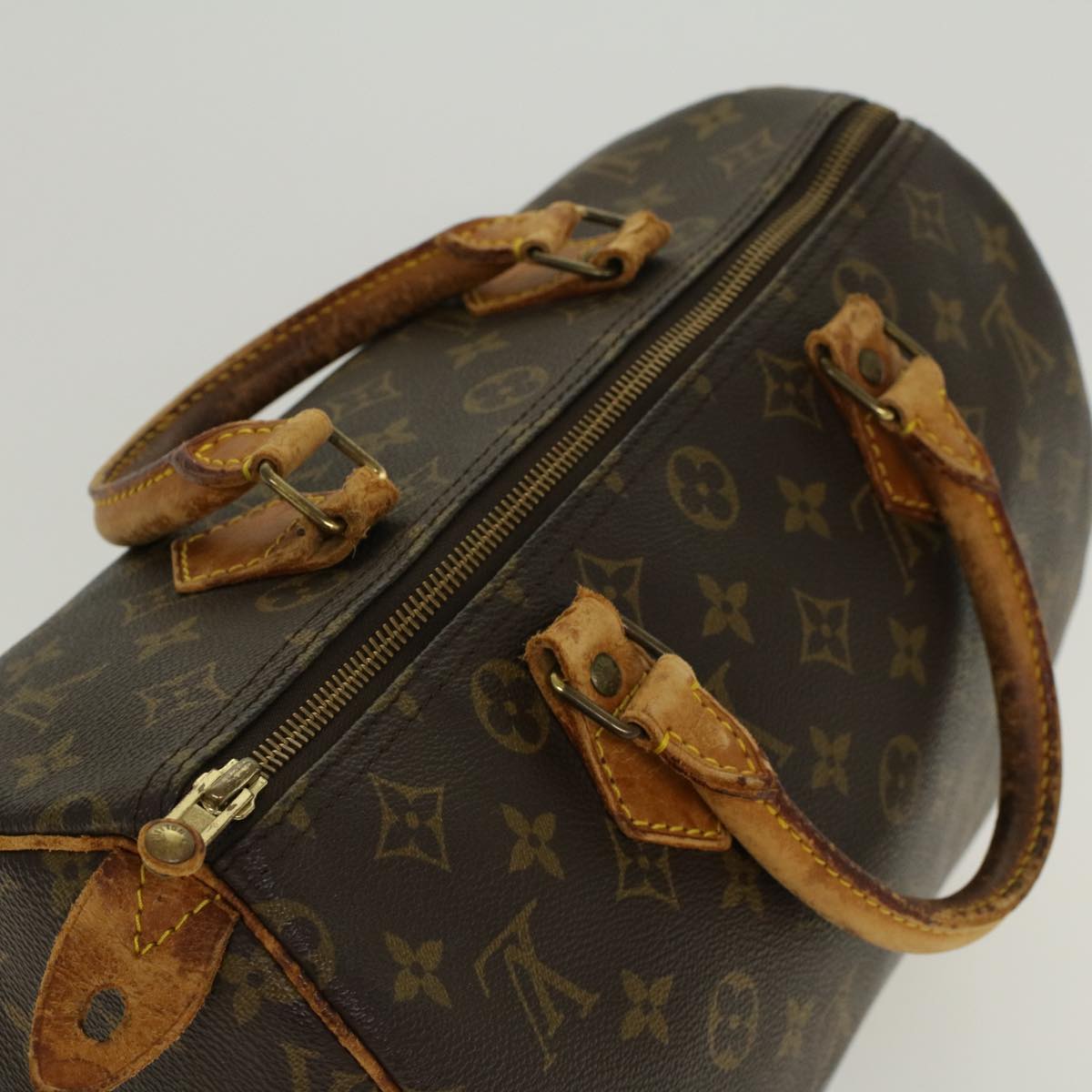 LOUIS VUITTON Monogram Speedy 30 Hand Bag M41526 LV Auth 45528