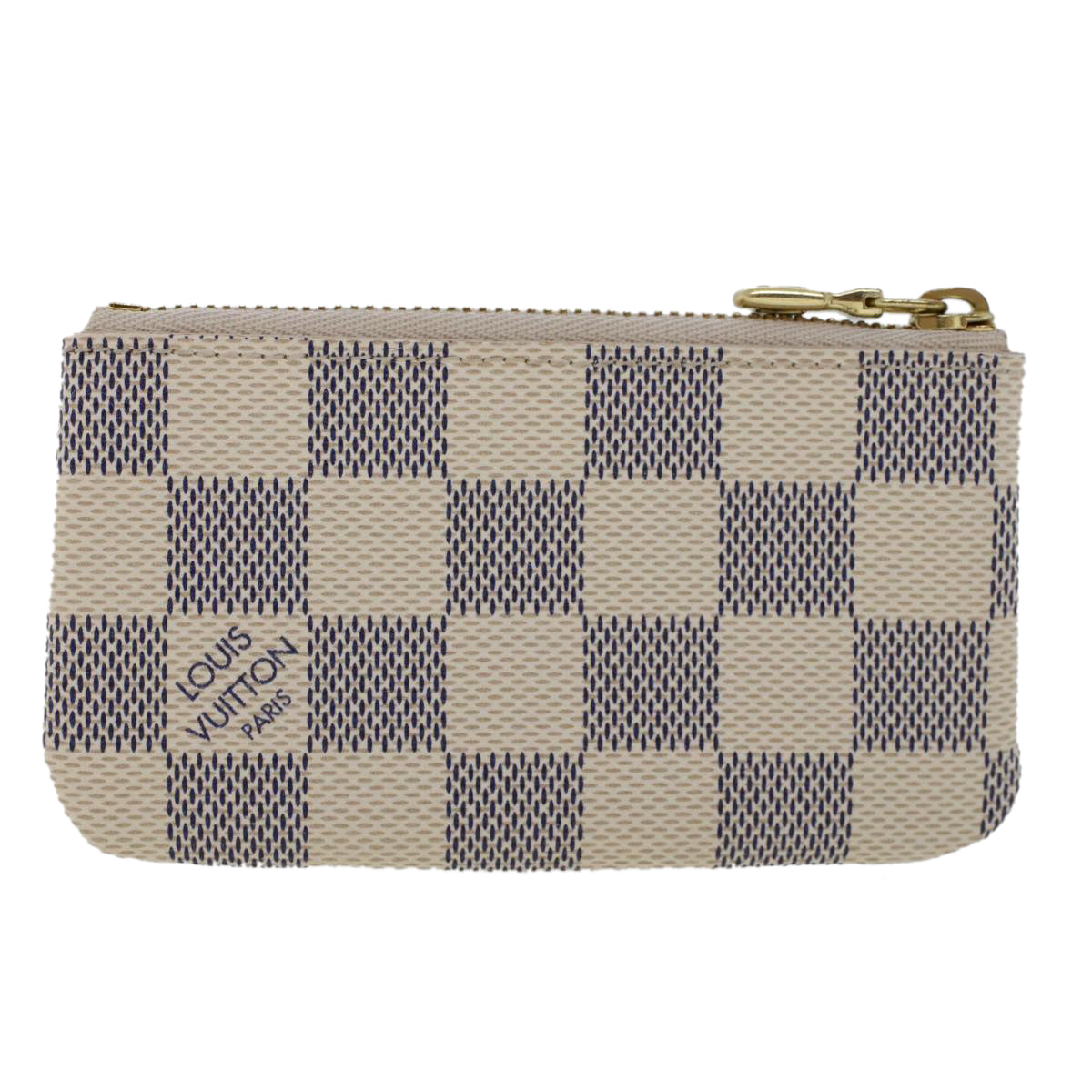 LOUIS VUITTON Damier Azur Pochette Cles Coin Purse N62659 LV Auth 45566 - 0