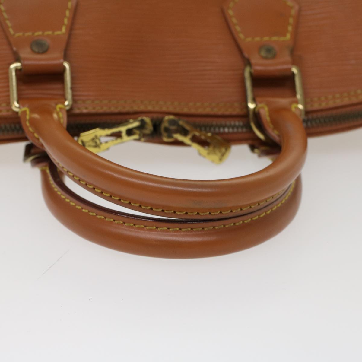 LOUIS VUITTON Epi Alma Hand Bag Brown M5214D LV Auth 45588