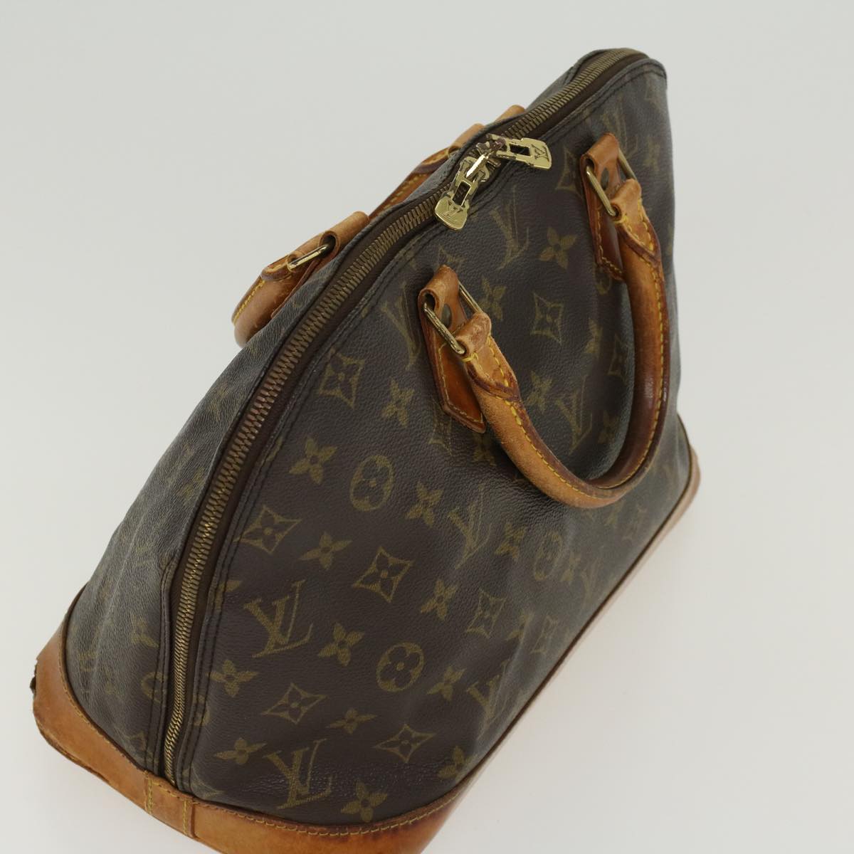 LOUIS VUITTON Monogram Alma Hand Bag M51130 LV Auth 45613