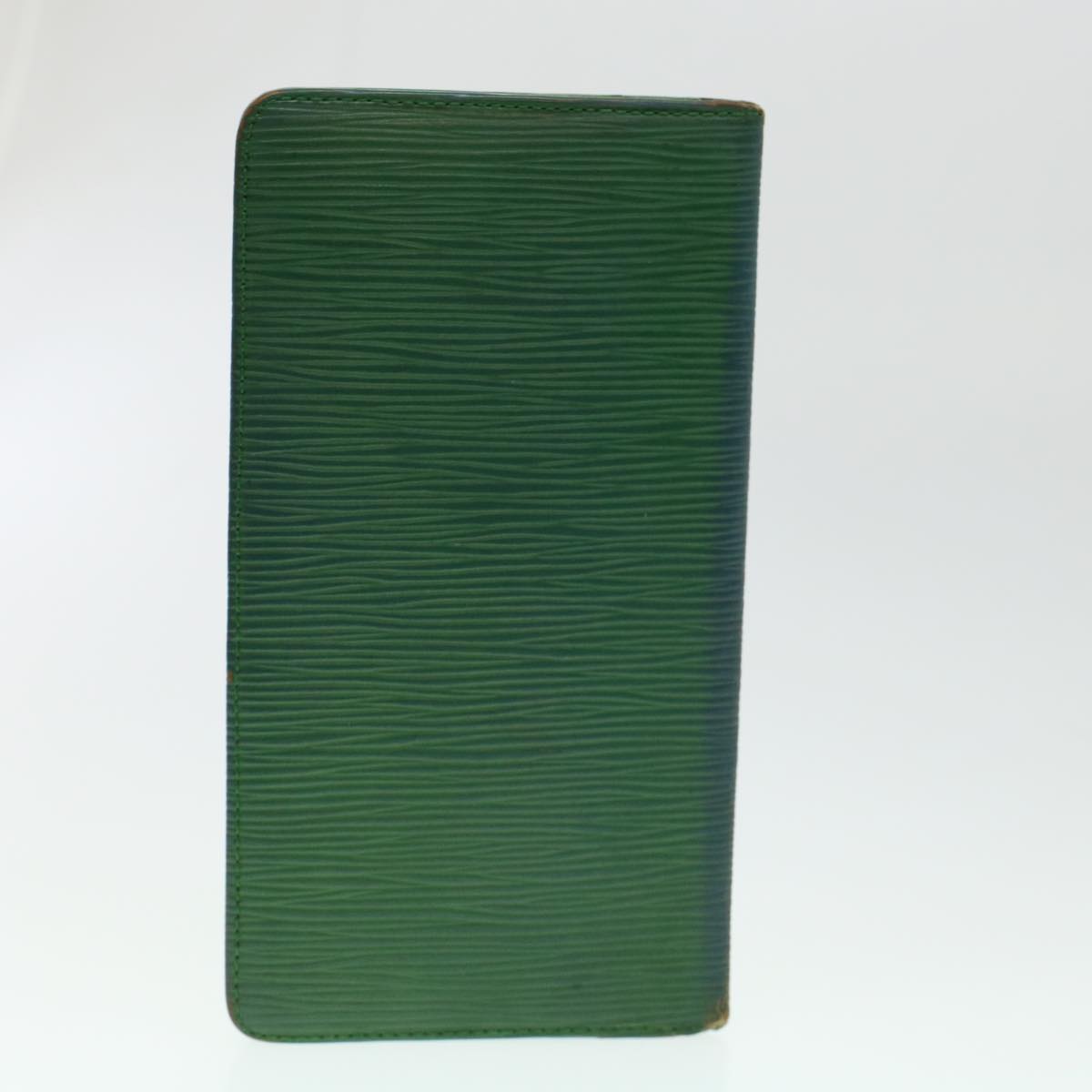 LOUIS VUITTON Epi Wallet 3Set Green LV Auth 45621