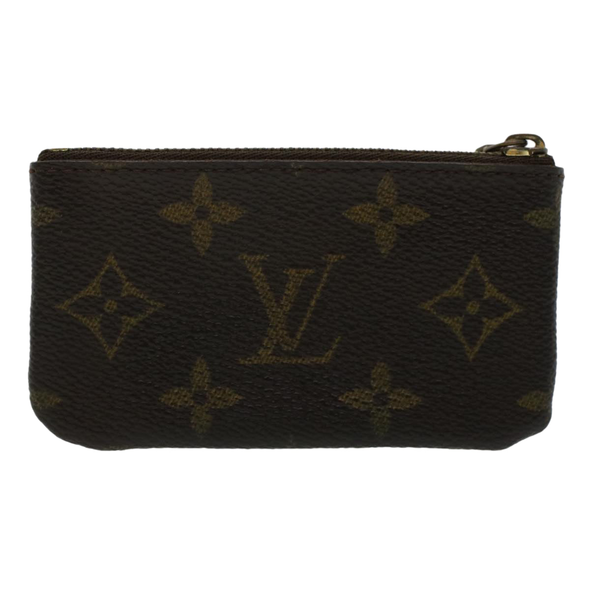 LOUIS VUITTON Monogram Pochette Cles Coin Purse M62650 LV Auth 45623 - 0