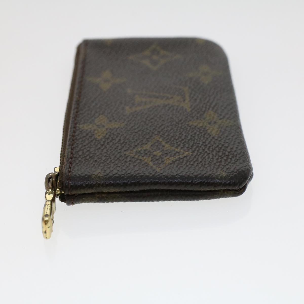 LOUIS VUITTON Monogram Pochette Cles Coin Purse M62650 LV Auth 45623