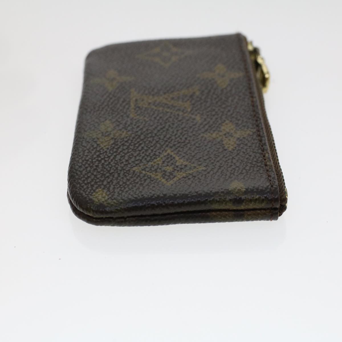 LOUIS VUITTON Monogram Pochette Cles Coin Purse M62650 LV Auth 45623