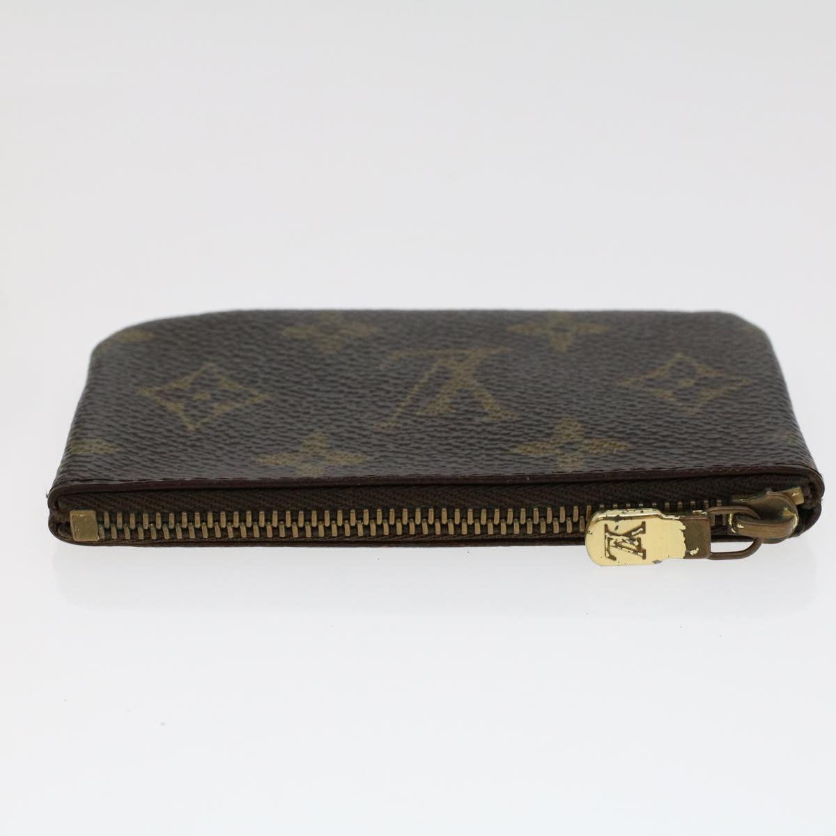 LOUIS VUITTON Monogram Pochette Cles Coin Purse M62650 LV Auth 45623