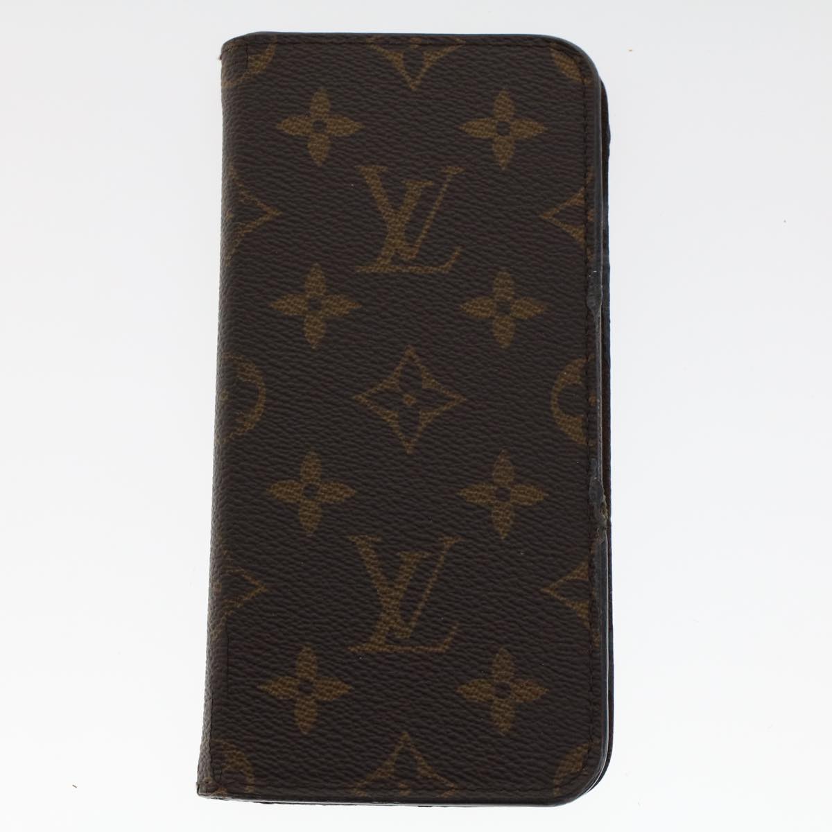 LOUIS VUITTON Monogram Cell Phone Case 4Set LV Auth 45626