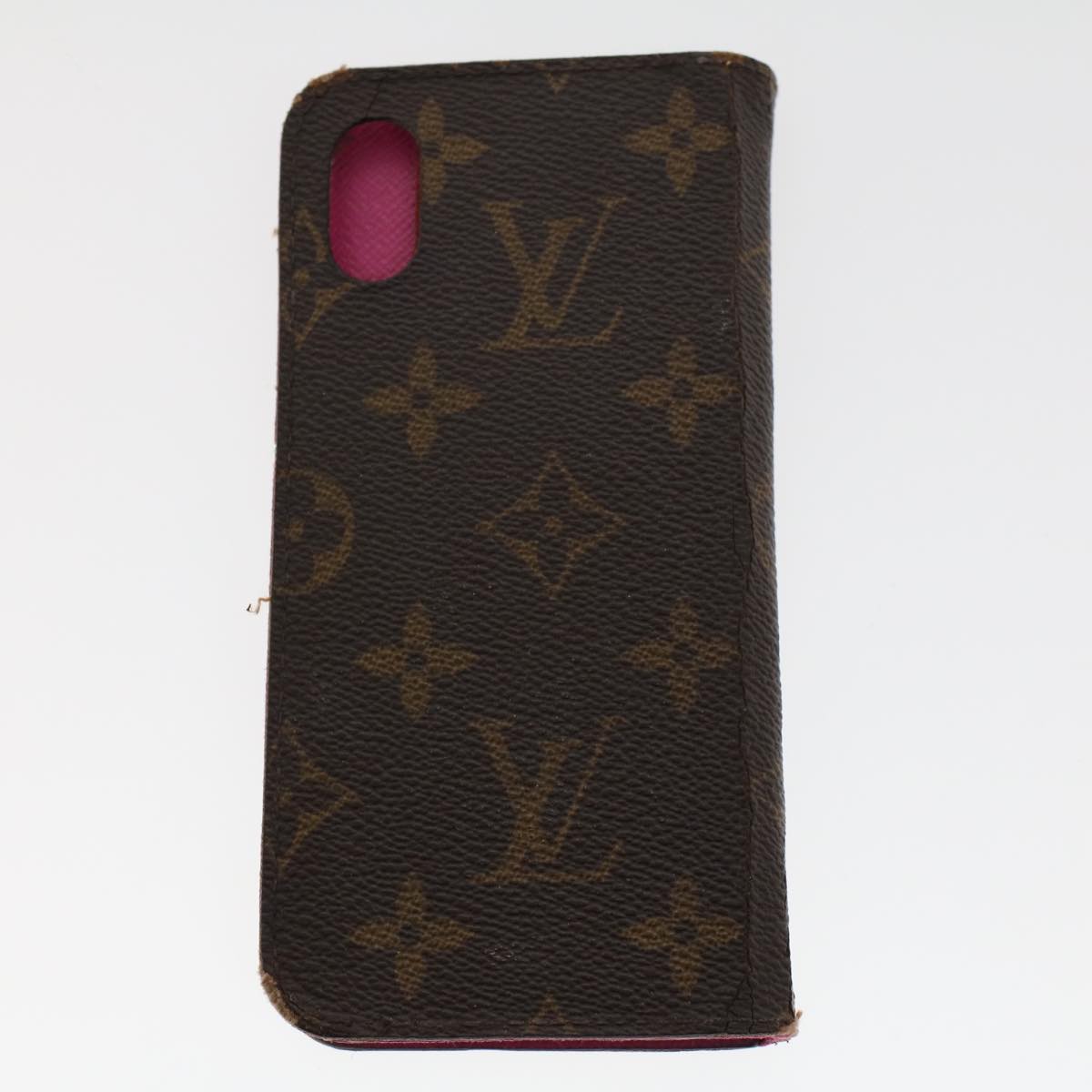 LOUIS VUITTON Monogram Cell Phone Case 4Set LV Auth 45626