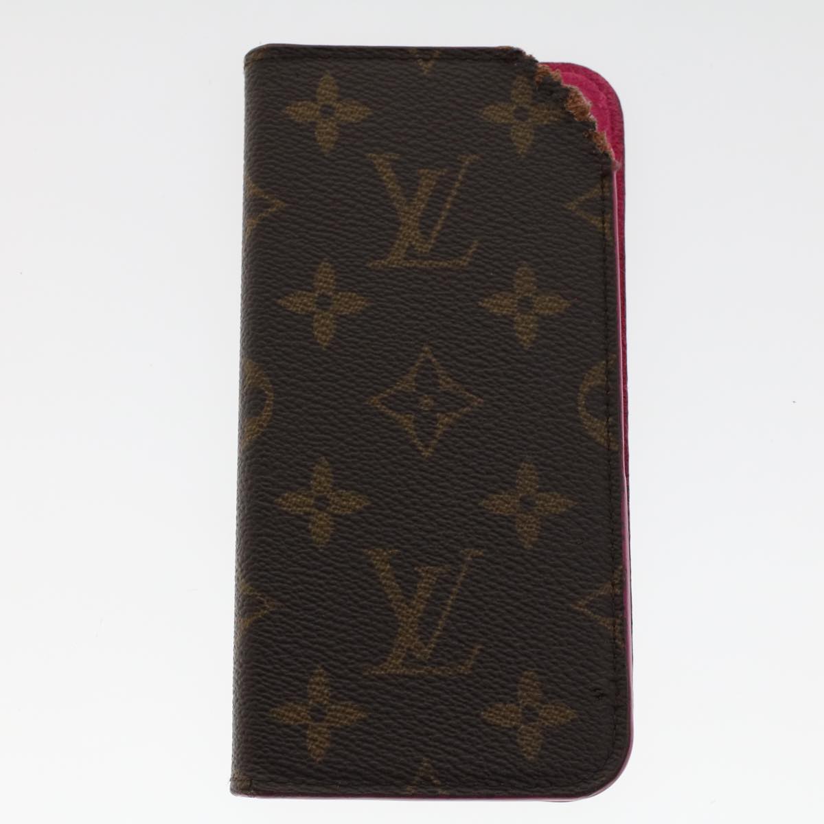 LOUIS VUITTON Monogram Cell Phone Case 4Set LV Auth 45626