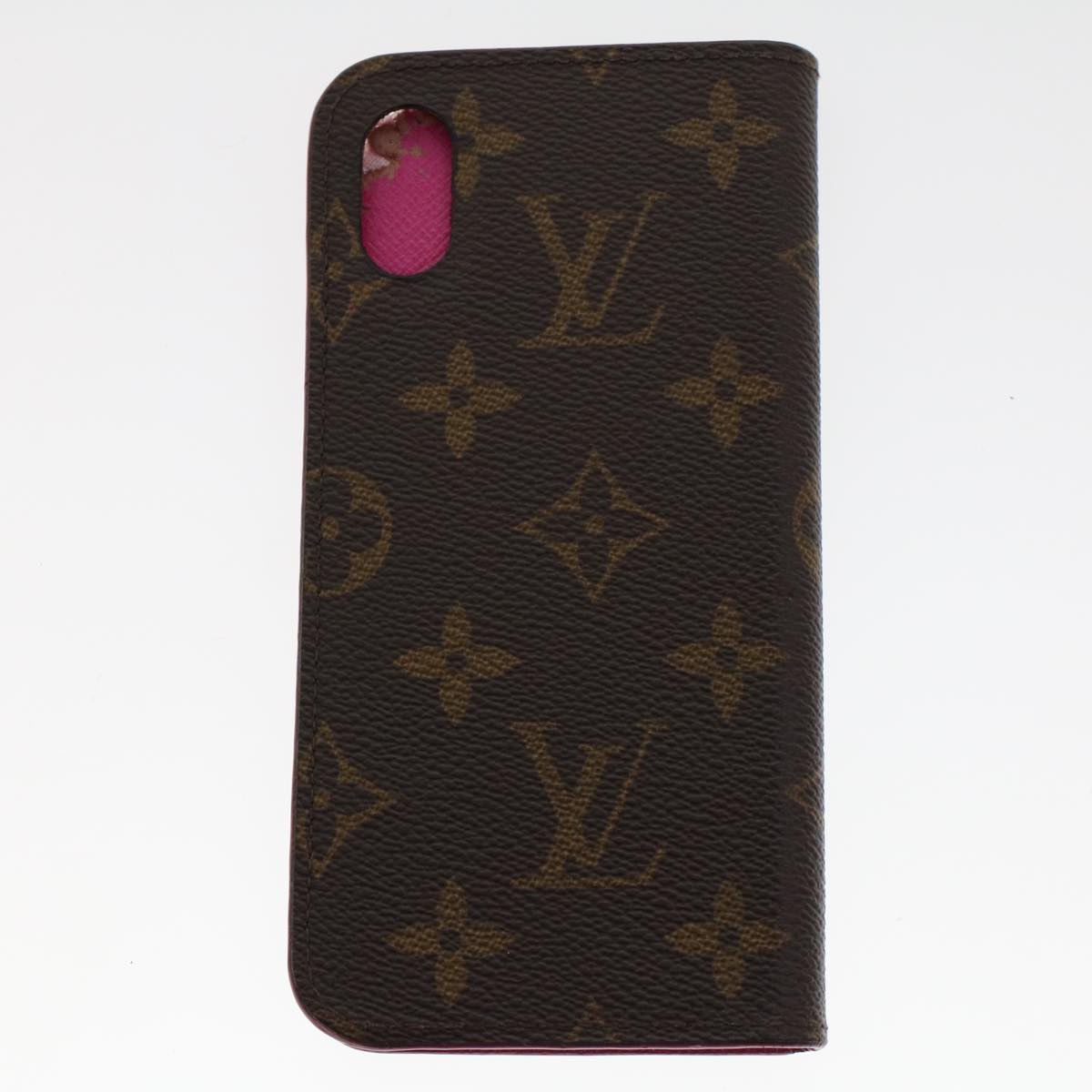 LOUIS VUITTON Monogram Cell Phone Case 4Set LV Auth 45626