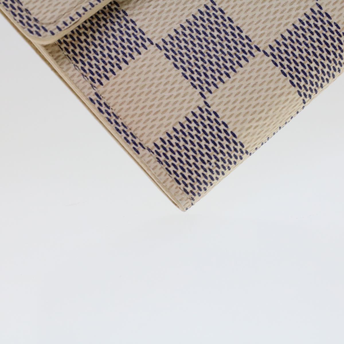 LOUIS VUITTON Damier Azur Portefeuille Sarah Long Wallet N63208 LV Auth 45629