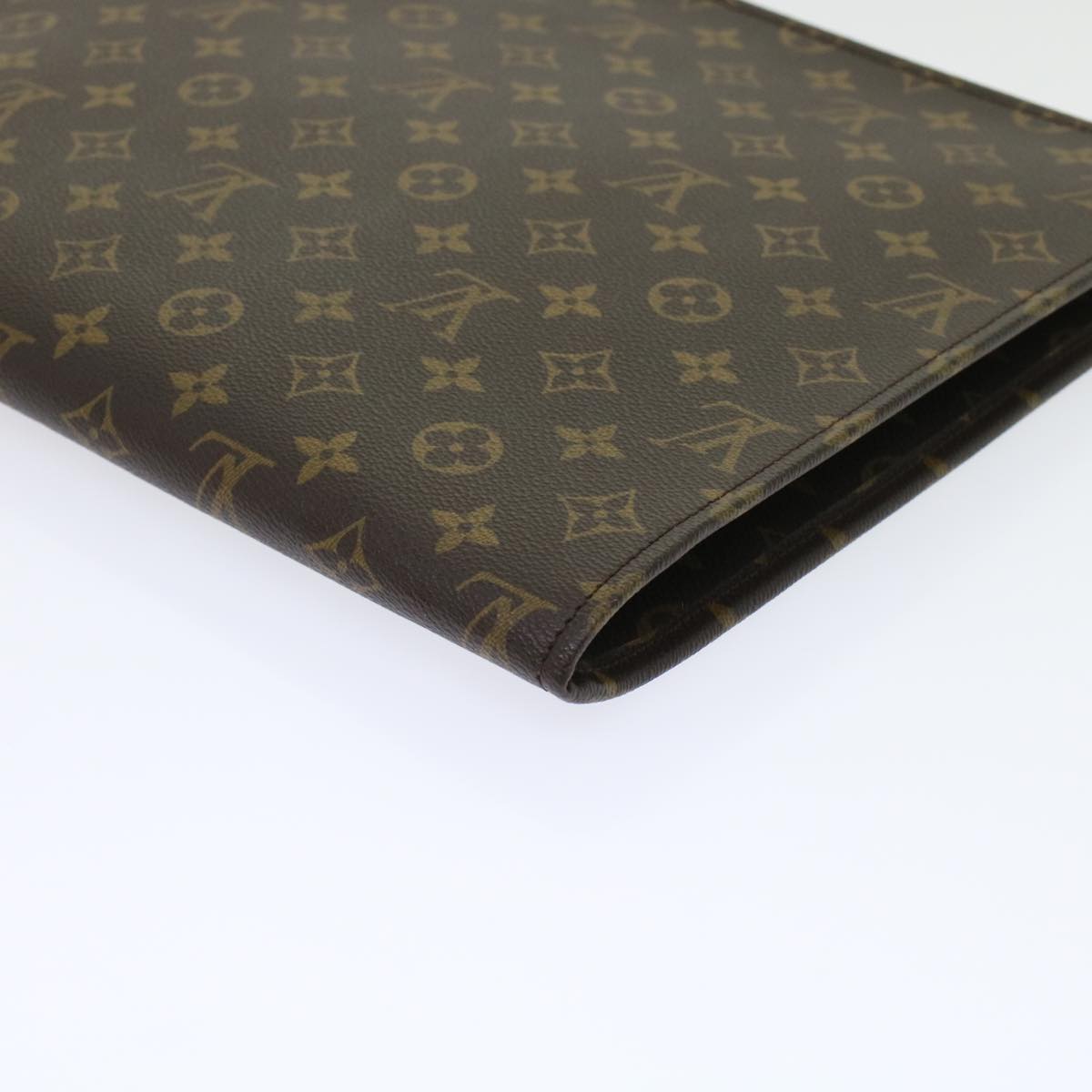 LOUIS VUITTON Monogram Posh Documents Clutch Bag M53456 LV Auth 45647A