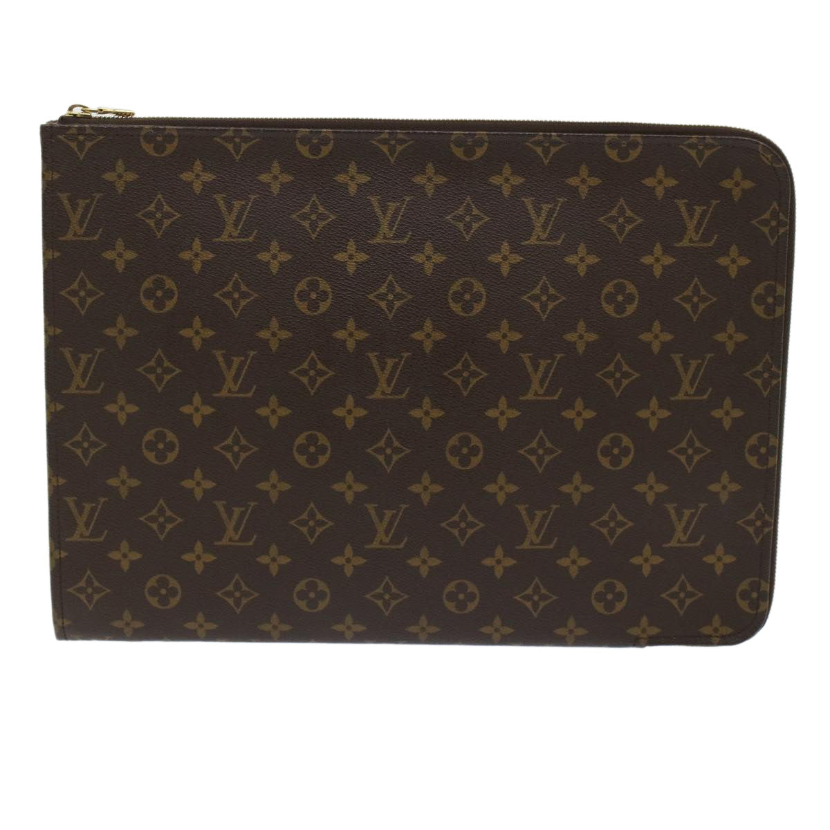 LOUIS VUITTON Monogram Posh Documents Clutch Bag M53456 LV Auth 45647A