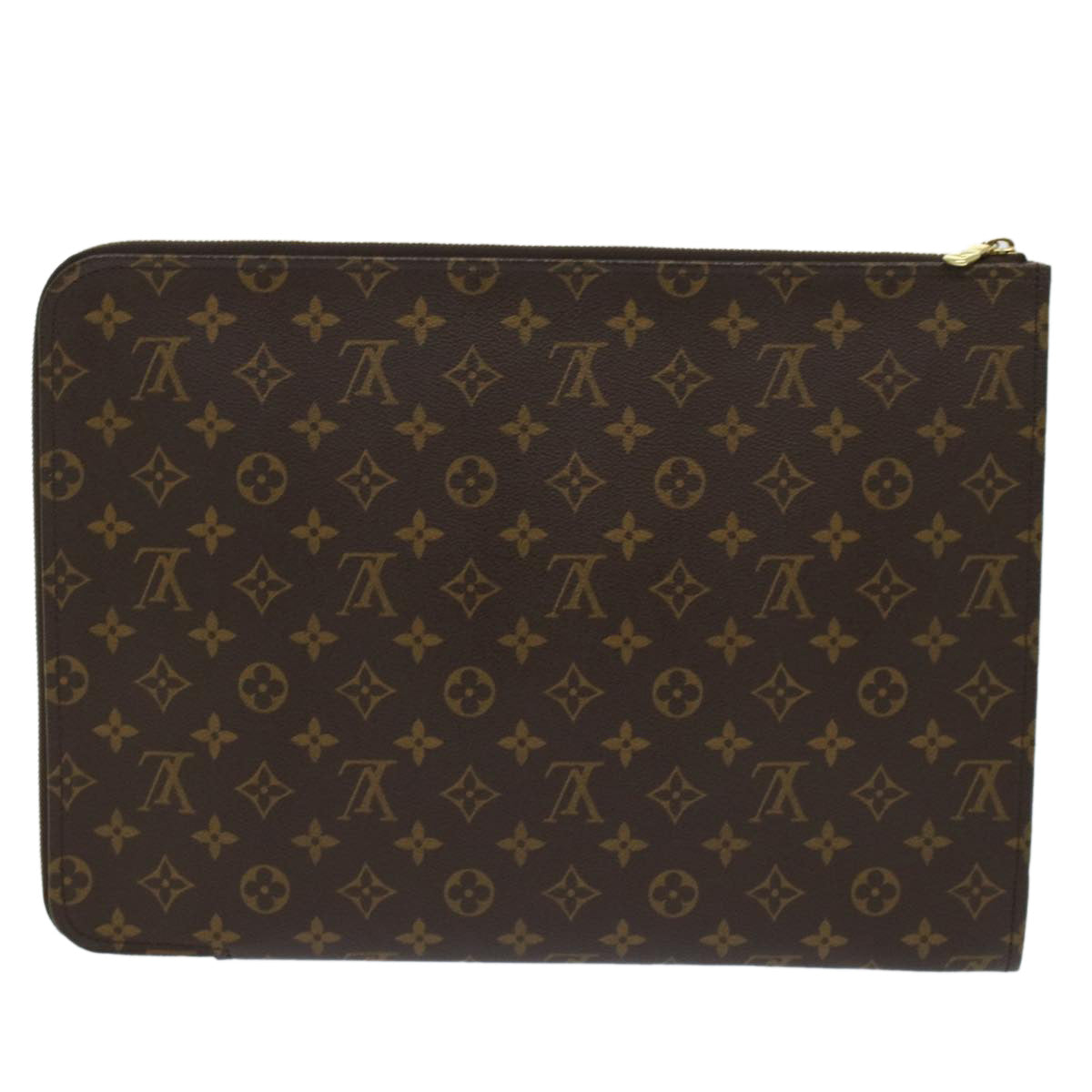 LOUIS VUITTON Monogram Posh Documents Clutch Bag M53456 LV Auth 45647A - 0