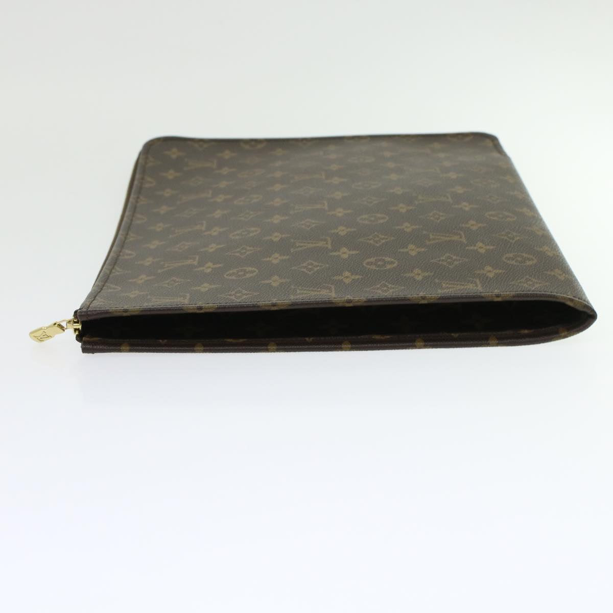 LOUIS VUITTON Monogram Posh Documents Clutch Bag M53456 LV Auth 45647A