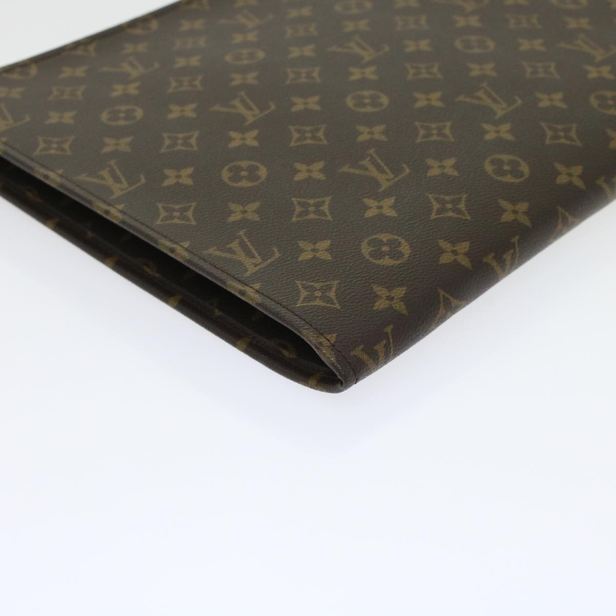 LOUIS VUITTON Monogram Posh Documents Clutch Bag M53456 LV Auth 45647A