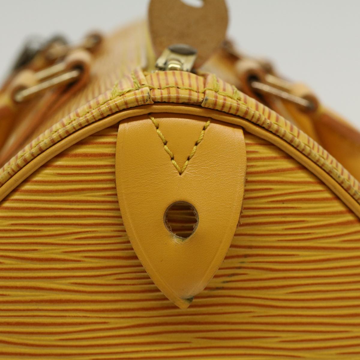 LOUIS VUITTON Epi Speedy 25 Hand Bag Tassili Yellow M43019 LV Auth 45649